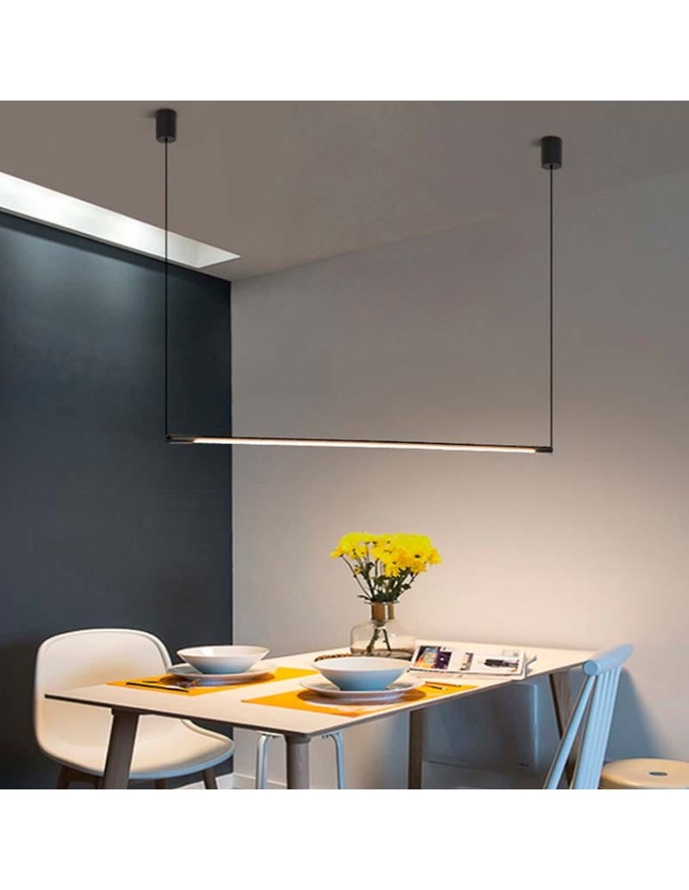 Abruzzo Lampa wisząca liniowa nowoczesna 120cm 22W 3000K Grazzie ABR-ML22W-3000K