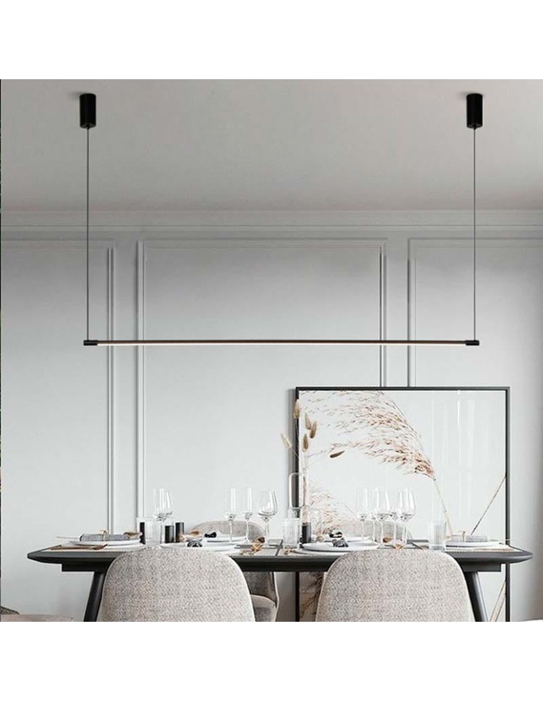 Abruzzo Lampa wisząca liniowa nowoczesna 120cm 22W 3000K Grazzie ABR-ML22W-3000K