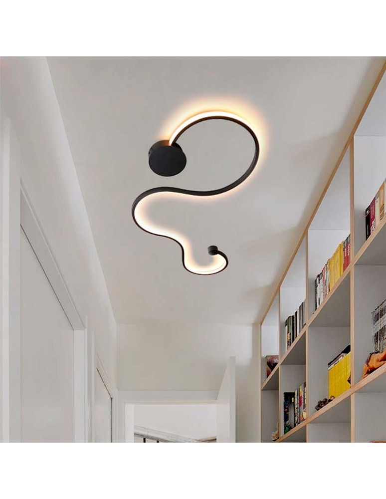 Wall lamps - Abruzzo Modern LED wall lamp Wave 40W 3000K 85cm 2800K ABR-MKL40W. - product kolory-swiatla.pl 2