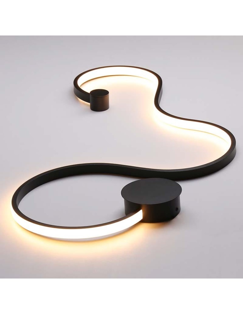 Wall lamps - Abruzzo Modern LED wall lamp Wave 40W 3000K 85cm 2800K ABR-MKL40W. - product kolory-swiatla.pl 6