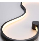 Abruzzo Nowoczesny kinkiet LED Wave 40W 3000K 85cm 2800K ABR-MKL40W Abruzzo Nowoczesny kinkiet LED Wave 40W 3000K 85cm 2800K ABR-MKL40W