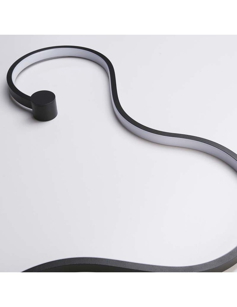 Abruzzo Nowoczesny kinkiet LED Wave 40W 3000K 85cm 2800K ABR-MKL40W Abruzzo Nowoczesny kinkiet LED Wave 40W 3000K 85cm 2800K ABR-MKL40W