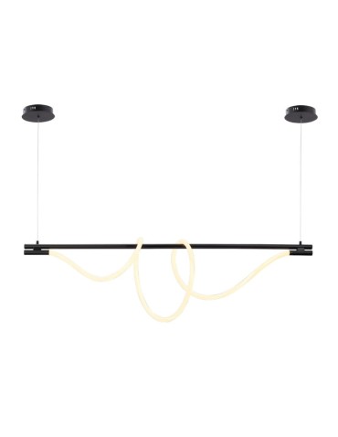 Abruzzo Nowoczesna spiralna lampa wisząca Złota 150cm 360° 45W 3000K Spirali ABR-HILTON-SC-38W