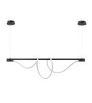 Abruzzo Nowoczesna spiralna lampa wisząca Złota 150cm 360° 45W 3000K Spirali ABR-HILTON-SC-38W