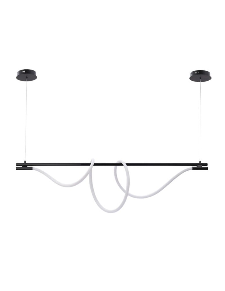 Abruzzo Nowoczesna spiralna lampa wisząca Złota 150cm 360° 45W 3000K Spirali ABR-HILTON-SC-38W