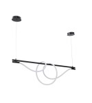 Abruzzo Nowoczesna spiralna lampa wisząca Złota 150cm 360° 45W 3000K Spirali ABR-HILTON-SC-38W