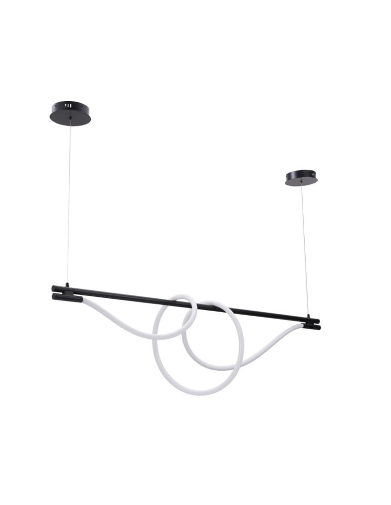 Abruzzo Nowoczesna spiralna lampa wisząca Złota 150cm 360° 45W 3000K Spirali ABR-HILTON-SC-38W