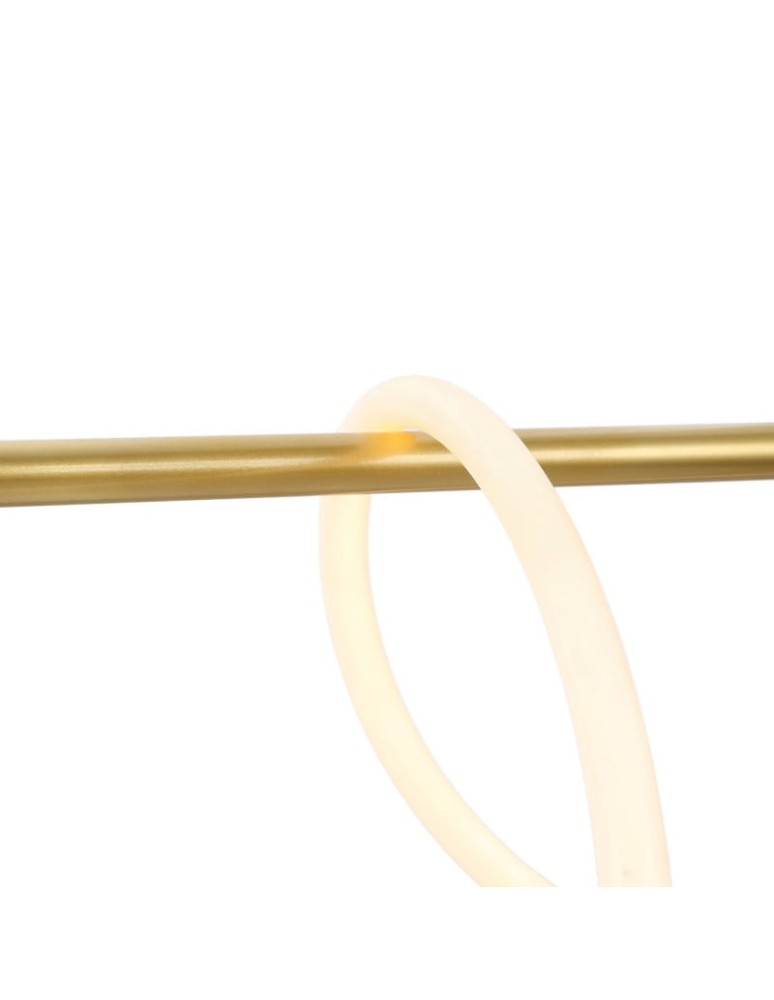 Pendant lamps - Abruzzo Modern spiral pendant lamp Gold 150cm 360° 45W 3000K Spiral ABR-HILTON-SG-38W - product kolory-swiatla.pl 3