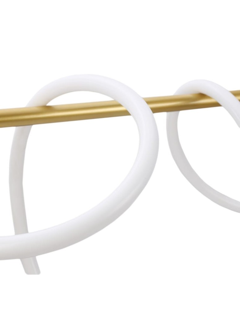 Abruzzo Nowoczesna spiralna lampa wisząca Złota 150cm 360° 45W 3000K Spirali ABR-HILTON-SG-38W