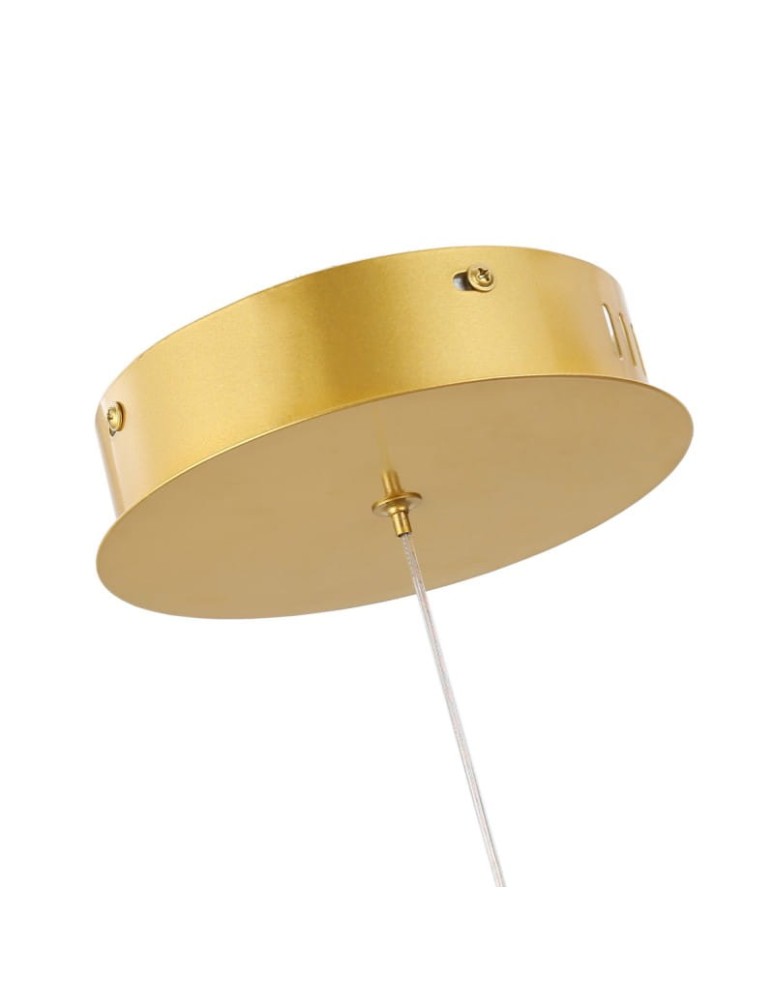 Pendant lamps - Abruzzo Modern spiral pendant lamp Gold 150cm 360° 45W 3000K Spiral ABR-HILTON-SG-38W - product kolory-swiatla.pl 6
