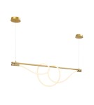 Pendant lamps - Abruzzo Modern spiral pendant lamp Gold 150cm 360° 45W 3000K Spiral ABR-HILTON-SG-38W - product 8