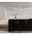 Pendant lamps - Abruzzo Modern spiral pendant lamp Gold 150cm 360° 45W 3000K Spiral ABR-HILTON-SG-38W - product 9