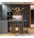 Pendant lamps - Abruzzo Modern spiral pendant lamp Gold 150cm 360° 45W 3000K Spiral ABR-HILTON-SG-38W - product 10