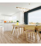 Pendant lamps - Abruzzo Modern spiral pendant lamp Gold 150cm 360° 45W 3000K Spiral ABR-HILTON-SG-38W - product 11