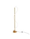 View Abruzzo Modern Gold LED Floor Lamp 30W 3000K Spiral ABR-EOS-G-30W.