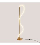 Abruzzo Nowoczesna Lampa podłogowa Złota LED 30W 3000K Spirali ABR-EOS-G-30W