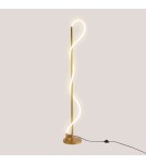 Abruzzo Nowoczesna Lampa podłogowa Złota LED 30W 3000K Spirali ABR-EOS-G-30W