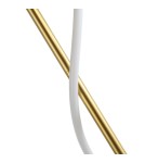 Abruzzo Nowoczesna Lampa podłogowa Złota LED 30W 3000K Spirali ABR-EOS-G-30W