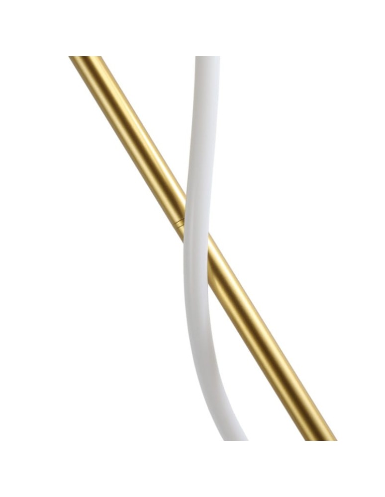 Abruzzo Nowoczesna Lampa podłogowa Złota LED 30W 3000K Spirali ABR-EOS-G-30W