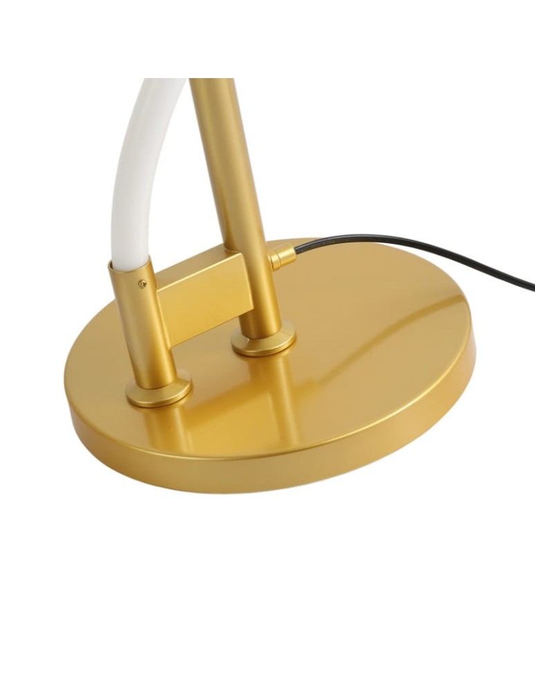 Abruzzo Nowoczesna Lampa podłogowa Złota LED 30W 3000K Spirali ABR-EOS-G-30W