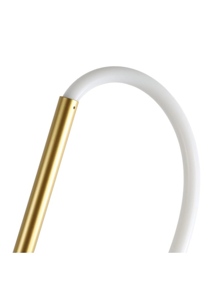 Abruzzo Nowoczesna Lampa podłogowa Złota LED 30W 3000K Spirali ABR-EOS-G-30W