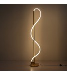 Abruzzo Nowoczesna Lampa podłogowa Złota LED 30W 3000K Spirali ABR-EOS-G-30W