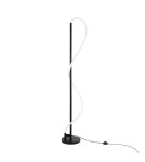 Abruzzo Nowoczesna Lampa podłogowa Czarna LED 30W 3000K Spirali ABR-EOS-C-30W