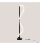 Abruzzo Nowoczesna Lampa podłogowa Czarna LED 30W 3000K Spirali ABR-EOS-C-30W
