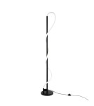 Abruzzo Nowoczesna Lampa podłogowa Czarna LED 30W 3000K Spirali ABR-EOS-C-30W