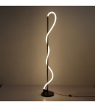 Abruzzo Nowoczesna Lampa podłogowa Czarna LED 30W 3000K Spirali ABR-EOS-C-30W
