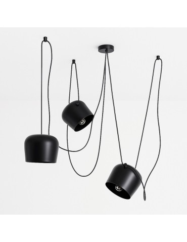 Abruzzo Nowoczesna Lampa Wisząca 3xØ30cm Rittoro ABR-SHIL-E27