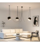 Abruzzo Nowoczesna Lampa Wisząca 3xØ30cm Rittoro ABR-SHIL-E27