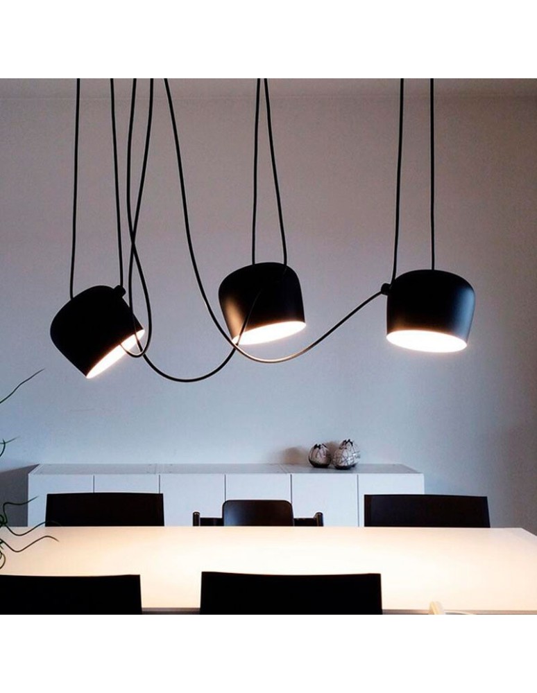 Pendant lamps - Abruzzo Modern Pendant Lamp 3xØ30cm Rittoro ABR-SHIL-E27. - product kolory-swiatla.pl 8
