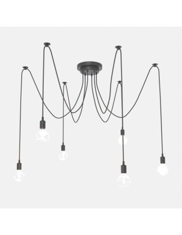 Abruzzo Modern Spider Pendant Lamp 6xE27 Regnetto ABR-SPIDER-6XE27.