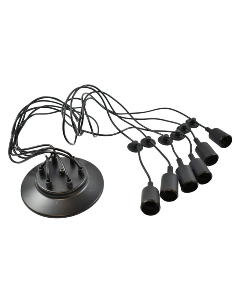 Pendant lamps - Abruzzo Modern Spider Pendant Lamp 6xE27 Regnetto ABR-SPIDER-6XE27. - product kolory-swiatla.pl 2