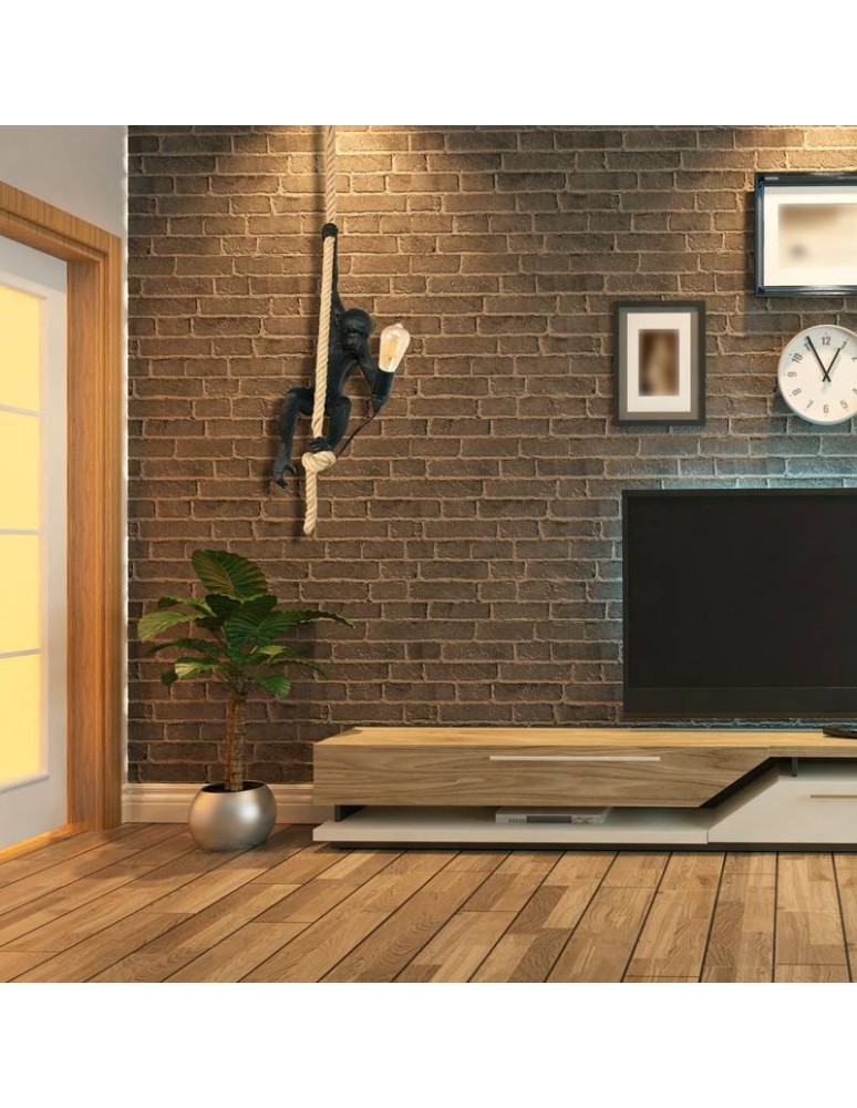 Abruzzo Lampa Wisząca Czarna Małpa Pino E27 ABR-KAR-C