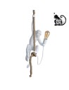 View Abruzzo Pino E27 White Monkey Pendant Lamp ABR-KAR-B