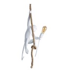 Abruzzo Lampa Wisząca Biała Małpa Pino E27 ABR-KAR-B