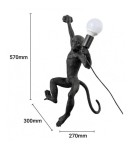 Pendant lamps - Abruzzo Black Monkey Shimpo E27 Pendant Lamp ABR-KAR3-C - product 5