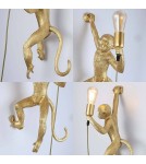 Pendant lamps - Abruzzo Shimpo E27 Gold Monkey Pendant Lamp ABR-KAR3-G - product 2