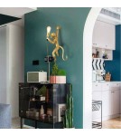 Pendant lamps - Abruzzo Shimpo E27 Gold Monkey Pendant Lamp ABR-KAR3-G - product 4