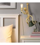 Abruzzo Lampa Wisząca Złota Małpa Shimpo E27 ABR-KAR3-G