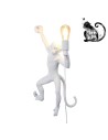View Abruzzo White Monkey Shimpo E27 Pendant Lamp ABR-KAR3-B