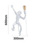 Pendant lamps - Abruzzo White Monkey Shimpo E27 Pendant Lamp ABR-KAR3-B - product 6