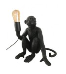 Abruzzo Lampa Stołowa Czarna Małpa Cappuccino E27 ABR-KARD4-C
