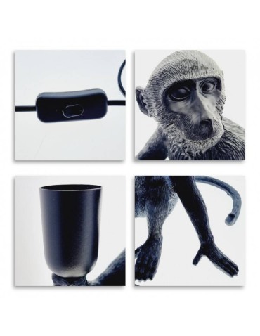 Abruzzo Table Lamp Black Monkey Cappuccino E27 ABR-KARD4-C - product 2