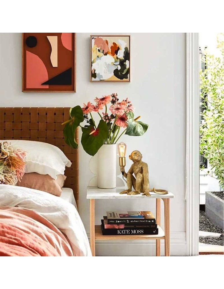 Table lamps - Abruzzo Table Lamp Gold Monkey Cappuccino E27 ABR-KARD4-G - product kolory-swiatla.pl 5