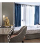 Abruzzo Lampa Stołowa Złota Małpa Cappuccino E27 ABR-KARD4-G