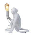 Table lamps - Abruzzo Table Lamp White Monkey Cappuccino E27 ABR-KARD4-B - product 4