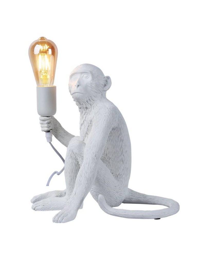 Table lamps - Abruzzo Table Lamp White Monkey Cappuccino E27 ABR-KARD4-B - product kolory-swiatla.pl 4
